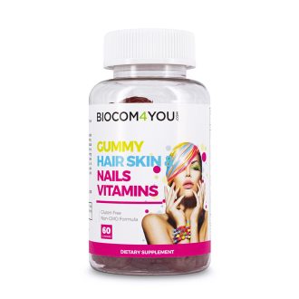 Biocom4You Gummy Hair, SKin, Nails Vitamin 60 db