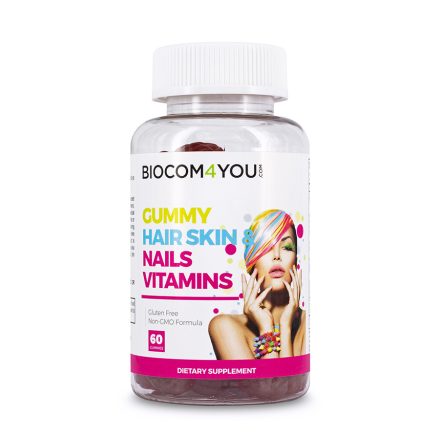 Biocom4You - Gummy Hair, SKin, Nails Vitamin 60 db